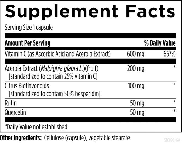 Stellar C™ supplement facts image