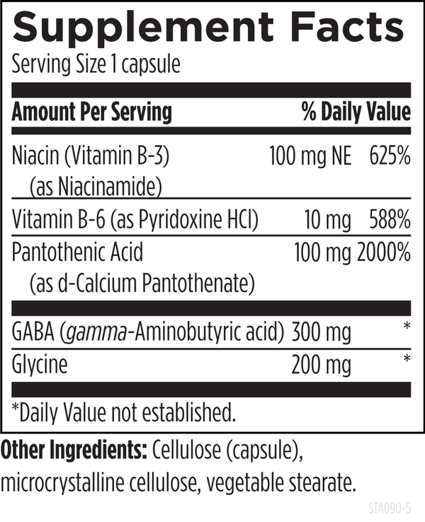 StressArrest™ 90 capsules supplement facts image