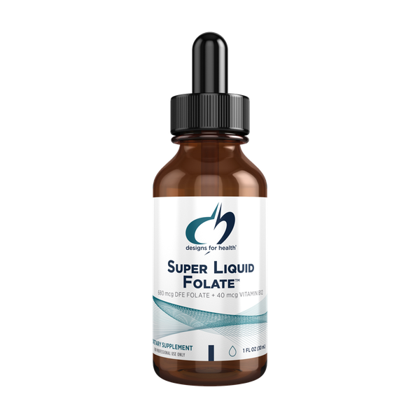 Super Liquid Folate 1 fl oz (30 mL) liquid bottle image old