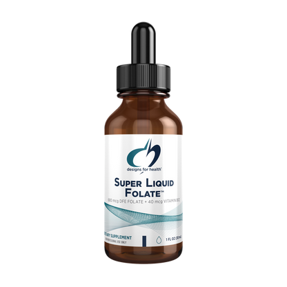Super Liquid Folate 1 fl oz (30 mL) liquid bottle image old