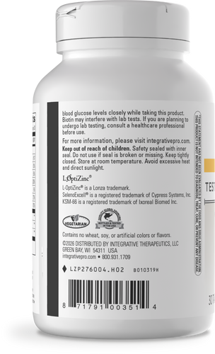 Nature's Way® | Testosterone Formula - left side of pack Sku:276004