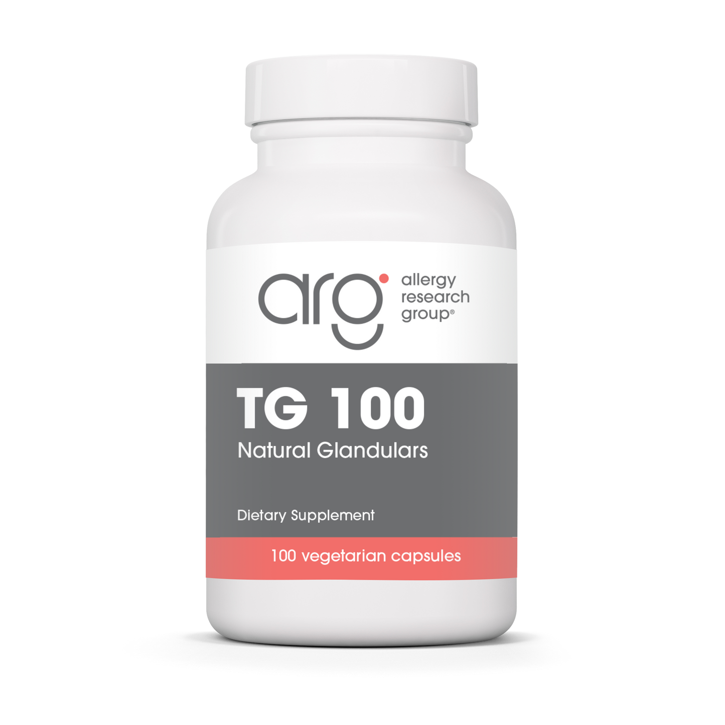 Allergy Research Group TG 100 - 100 vegetarian capsules bottle front label