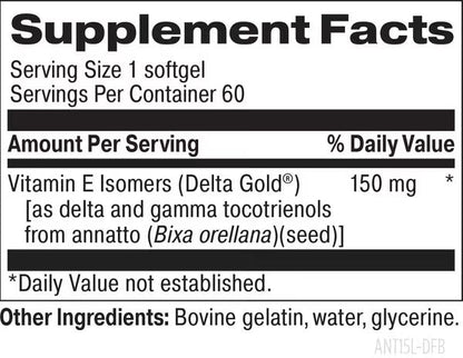 The Capital E™ supplement facts image
