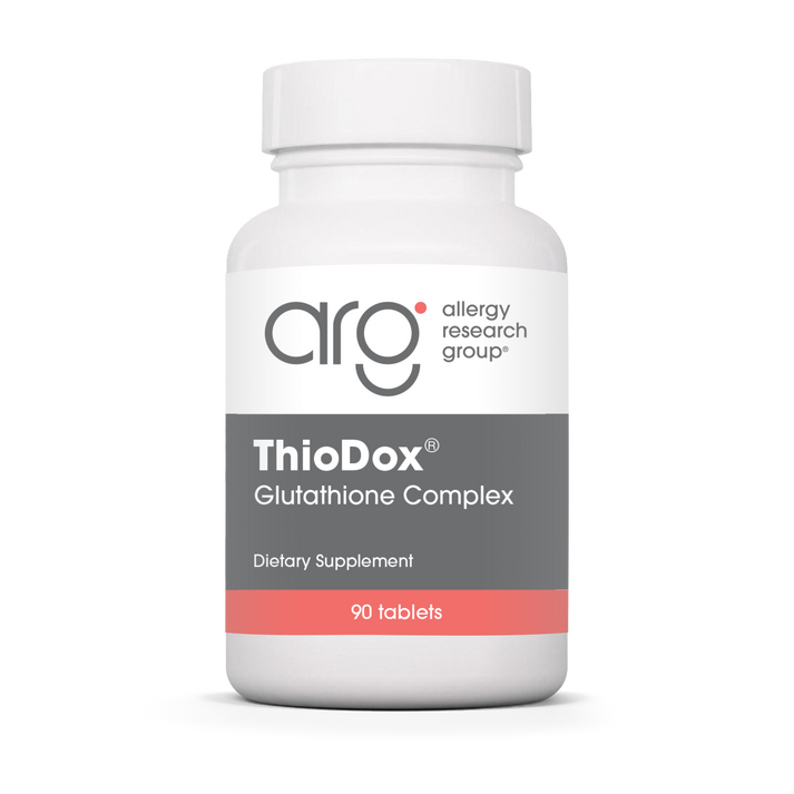 Allergy Research Group ThioDox® - 90 tablets bottle front label