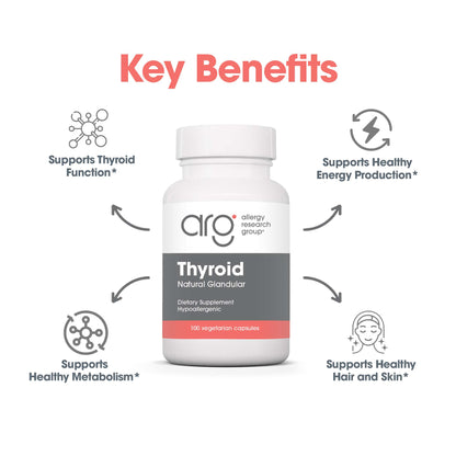 Thyroid - suggested use: 1 capsule daily with food