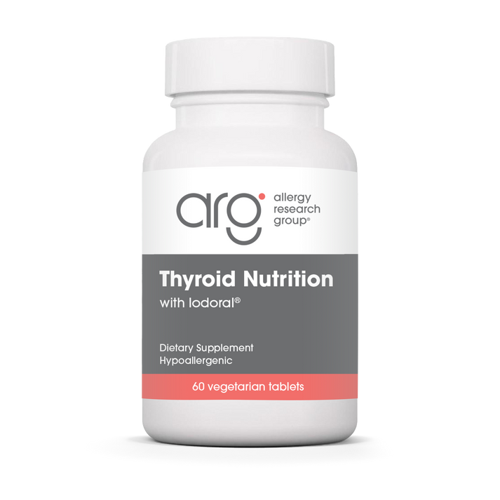 Allergy Research Group Thyroid Nutrition - 60 vegetarian tablets bottle front label
