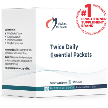 Twice Daily Essential Packets 60 packets bottle image