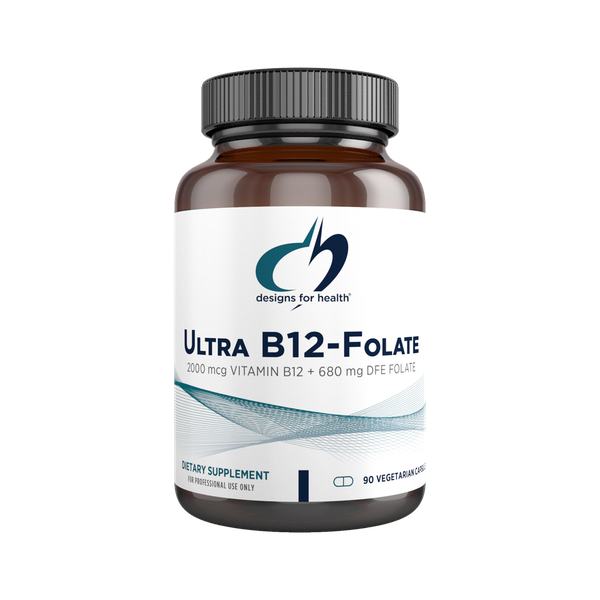 Ultra B12-Folate 90 capsules bottle image old