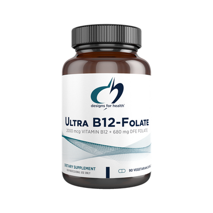 Ultra B12-Folate 90 capsules bottle image old