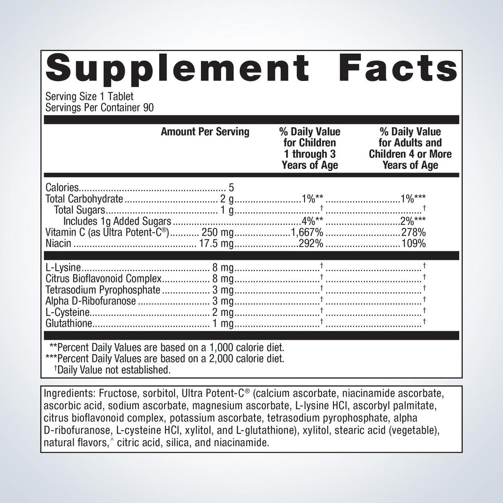 Ultra Potent-C® Chewable Vitamin C