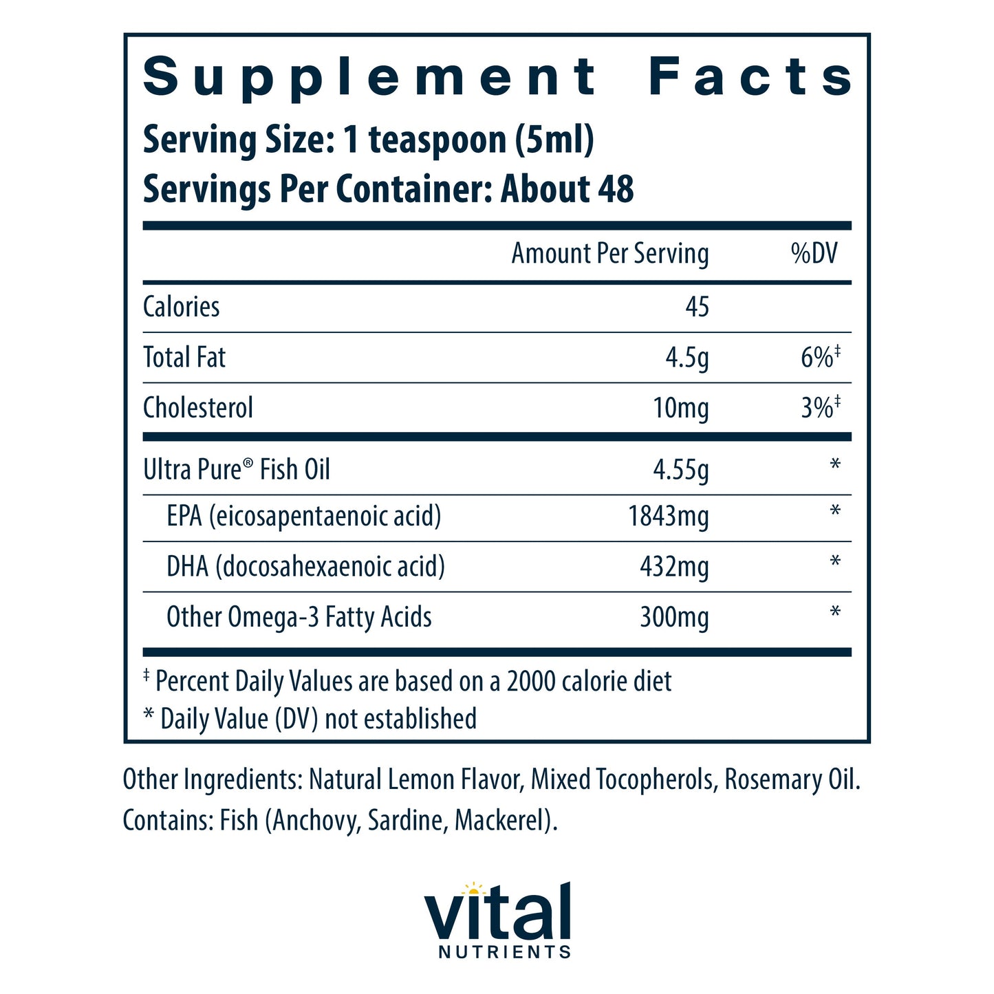 Ultra Pure® Fish Oil 2600 Pharmaceutical Grade