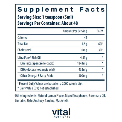 Ultra Pure® Fish Oil 2600 Pharmaceutical Grade