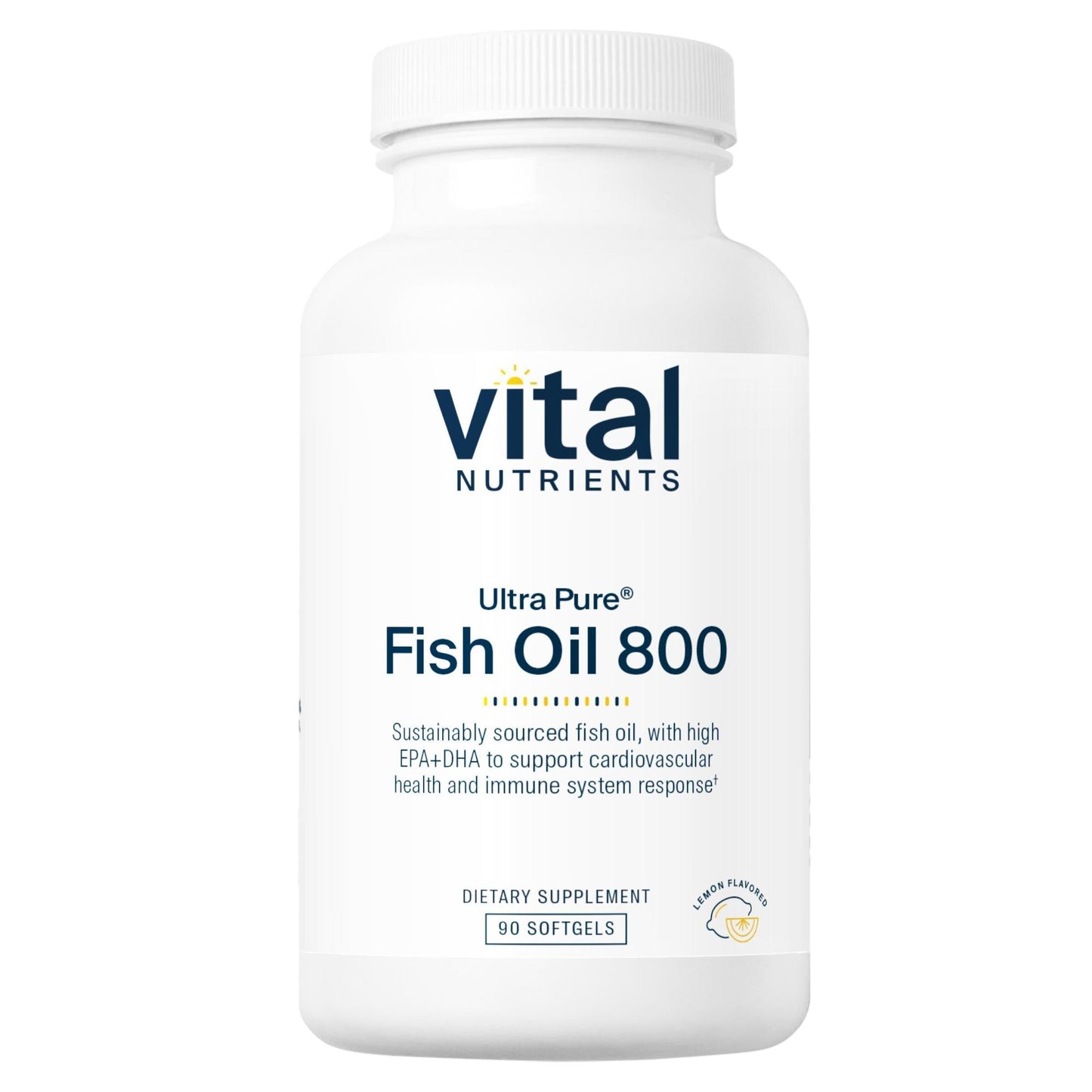 Vital Nutrients Ultra Pure® Fish Oil 800 softgels.
