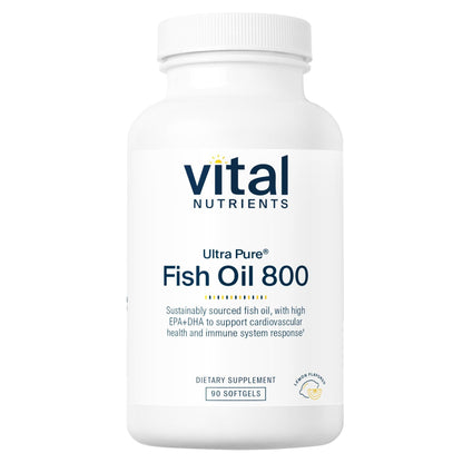 Vital Nutrients Ultra Pure® Fish Oil 800 softgels.