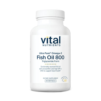 Ultra Pure® Fish Oil 800 Triglyceride Form Pharmaceutical Grade