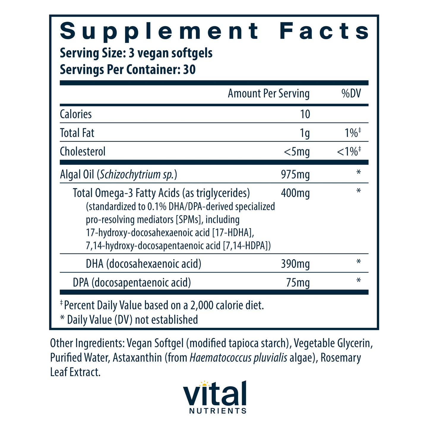 Ultra Pure® Vegan Omega SPM+