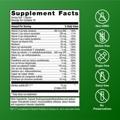 UltraFlora® Probiotic + Multivitamin