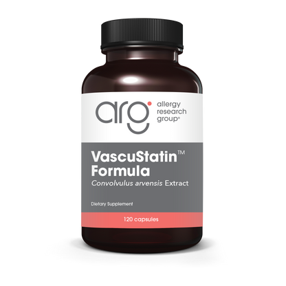 Allergy Research Group VascuStatin™ Formula - 120 capsules bottle front label