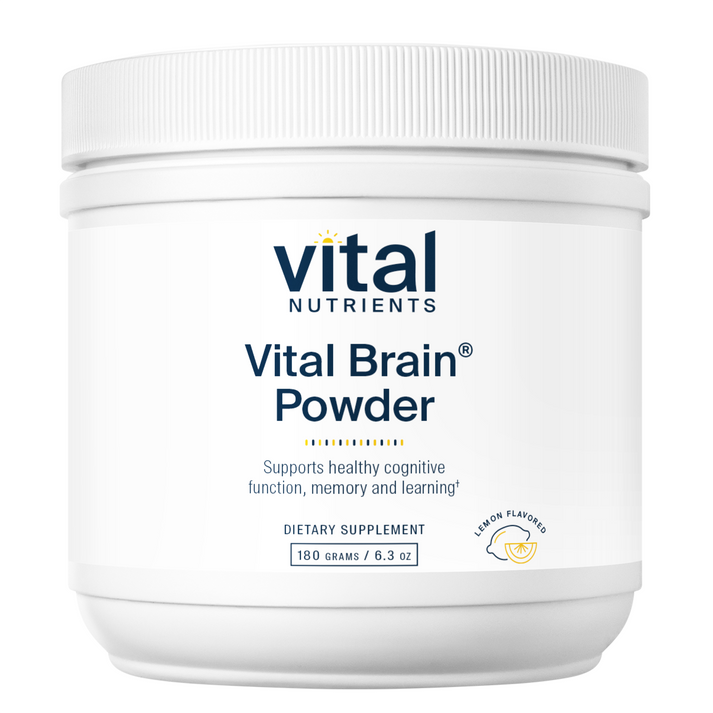 Vital Nutrients Vital Brain Powder Lemon Flavor bottle