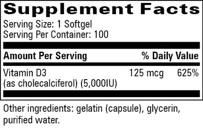 Vitamin D3 5,000