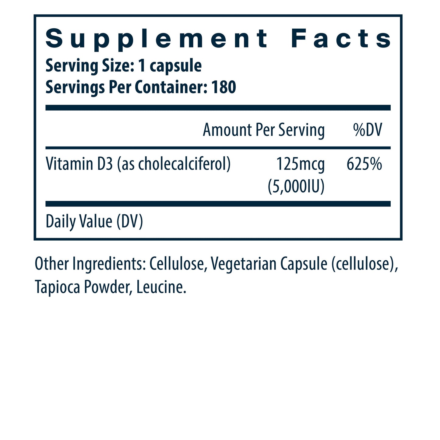 Vitamin D3 5000IU