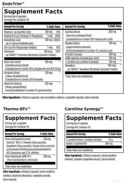 Weight Loss Support Packets 60 packets supplement facts image