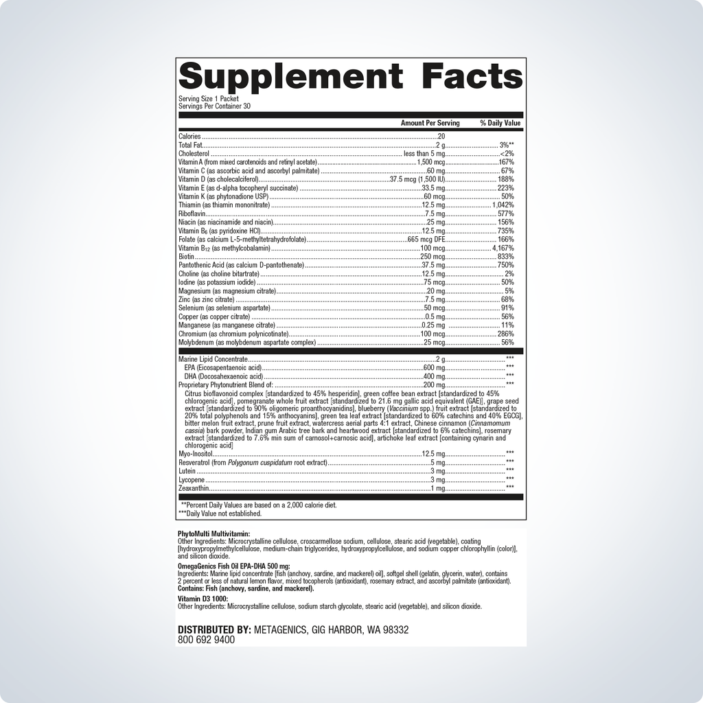 Wellness Essentials® Daily Packs