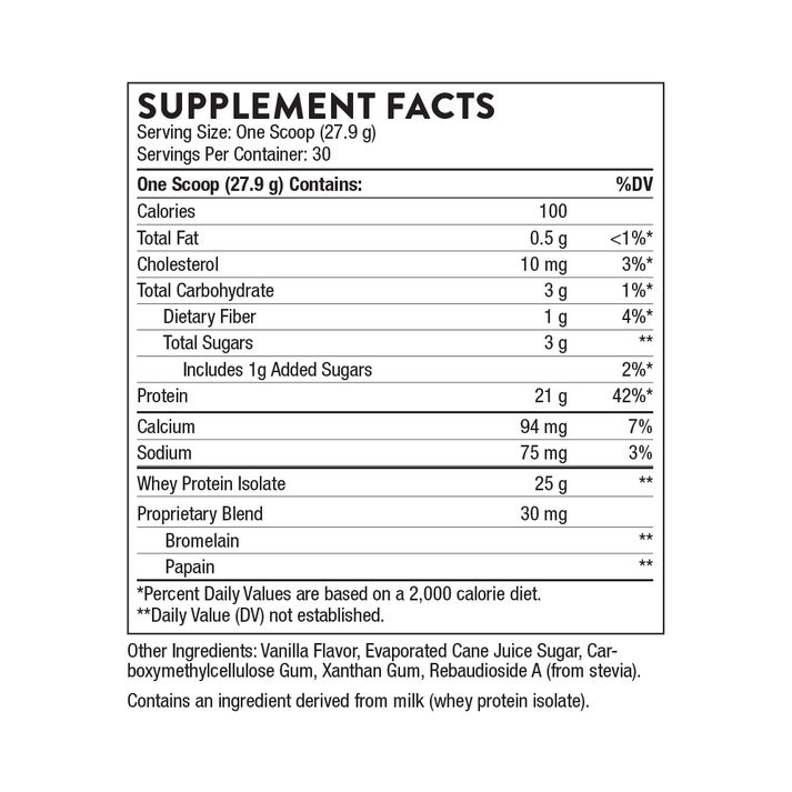 Whey Protein Isolate - Vanilla 2