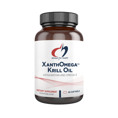 XanthOmega™ Krill Oil 60 softgels supplement facts image