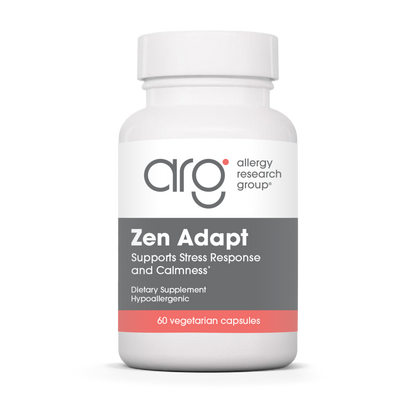 Allergy Research Group Zen Adapt - 60 vegetarian capsules bottle front label