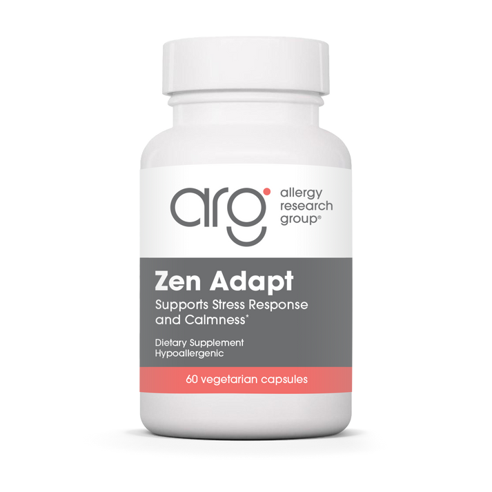 Allergy Research Group Zen Adapt - 60 vegetarian capsules bottle front label