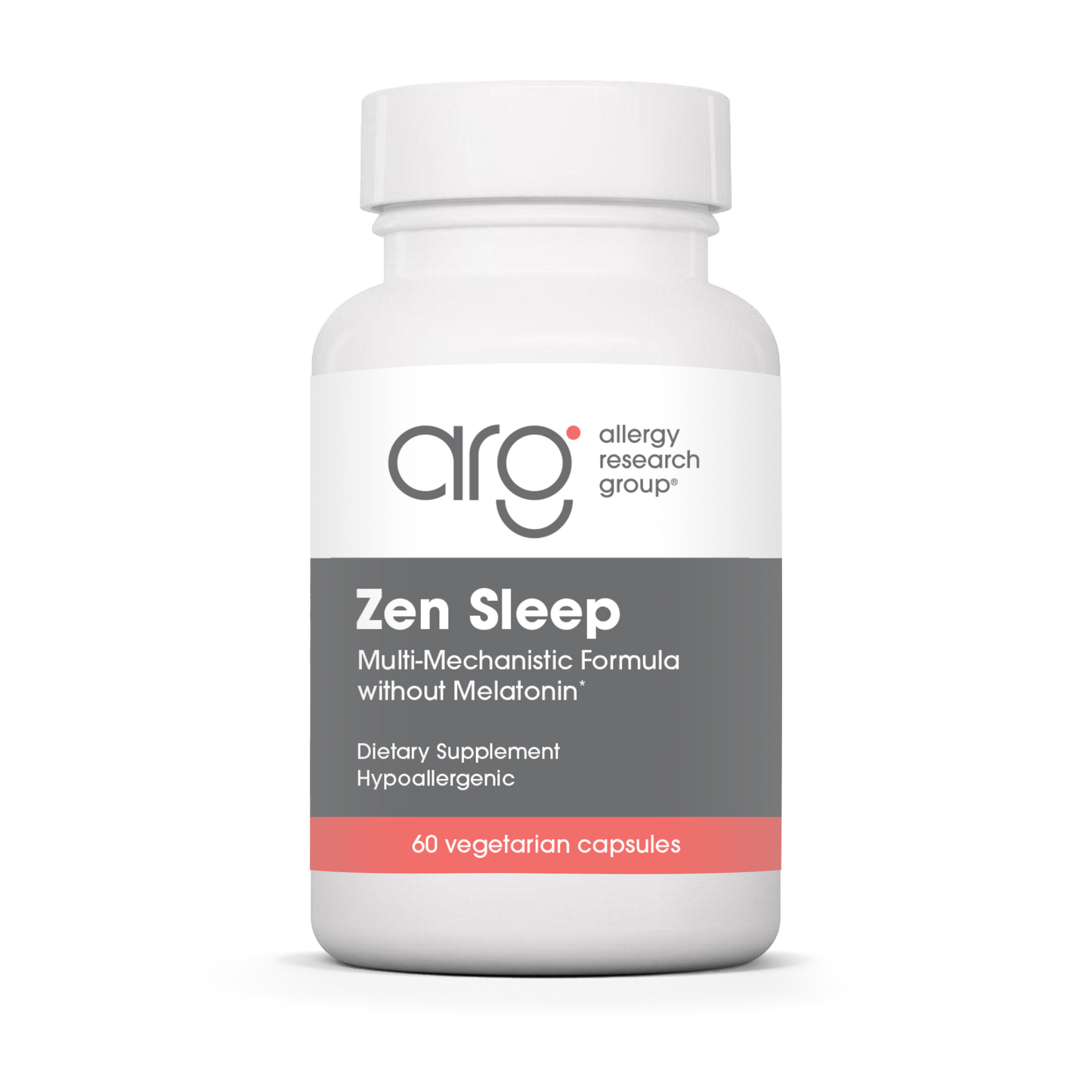 Allergy Research Group Zen Sleep - 60 vegetarian capsules bottle front label
