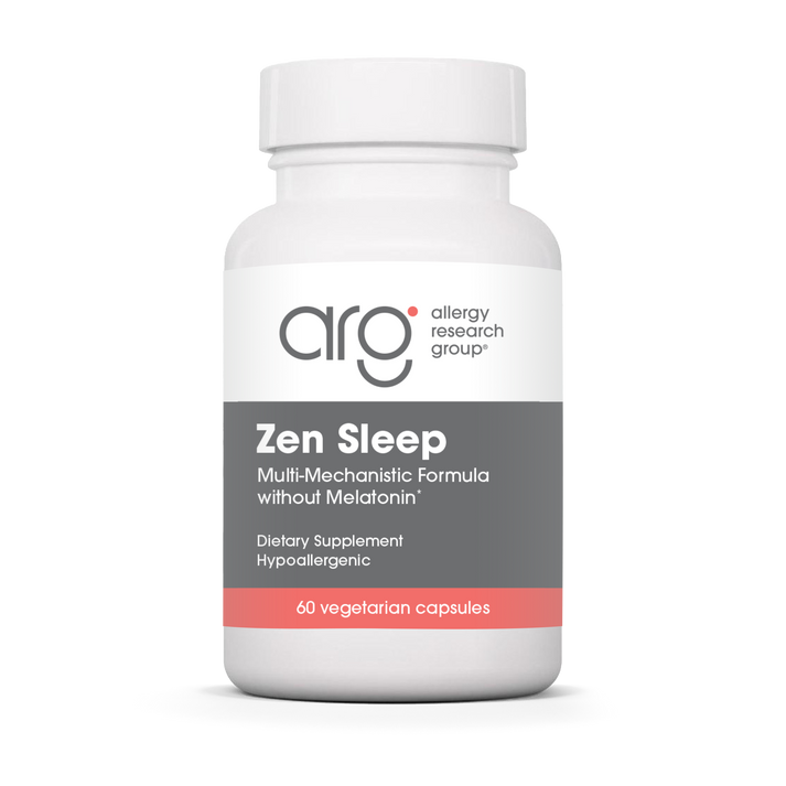 Allergy Research Group Zen Sleep - 60 vegetarian capsules bottle front label